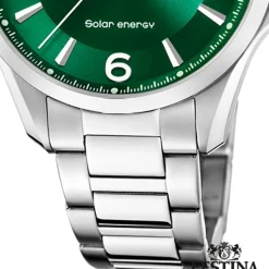 Festina Herrenuhr Edelstahl silber Festina Solar Energy Solaruhr UF20656/3