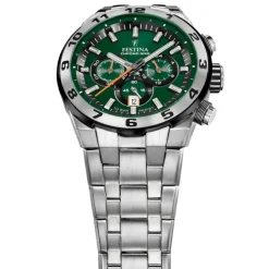 Festina Herrenuhr Edelstahl silber Festina Chrono Bike Armbanduhr UF20670/2