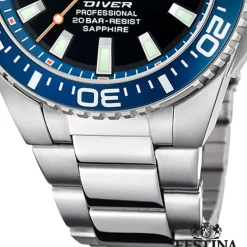 Festina Herrenuhr Edelstahl silber Festina The Originals Armbanduhr UF20663/1