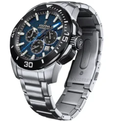 Festina Herrenuhr Edelstahl silber Festina Chrono Bike Armbanduhr UF20641/2
