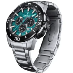 Festina Herrenuhr Edelstahl silber Festina Chrono Bike Armbanduhr UF20641/3