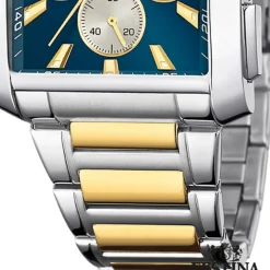 Festina Herrenuhr Edelstahl silber gold Chronograph Armbanduhr UF20637/6