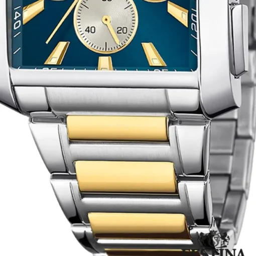 Festina Herrenuhr Edelstahl silber gold Chronograph Armbanduhr UF20637/6