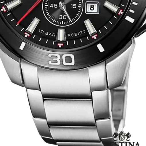 Festina Herrenuhr Edelstahl silber Festina Chrono bike Armbanduhr UF20641/D