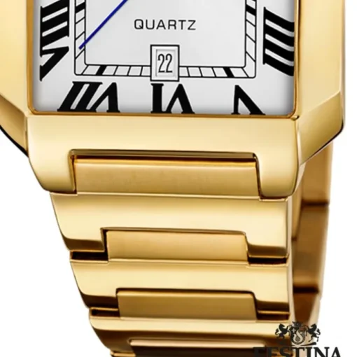 Festina Herrenuhr Edelstahl gold Festina Trend Armbanduhr UF20678/1