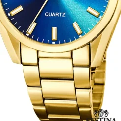Festina Herrenuhr Edelstahl gold Festina Boyfriend Armbanduhr UF20640/8