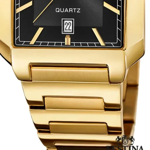 Festina Herrenuhr Edelstahl gold Festina Trend Armbanduhr UF20678/4