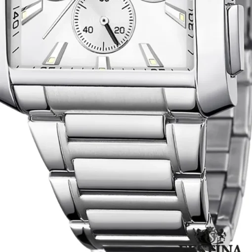 Festina Herrenuhr Edelstahl silber Timeless Chronograph Armbanduhr UF20635/1