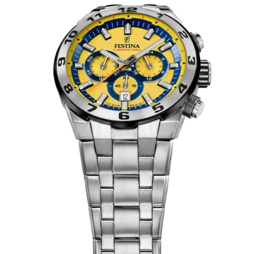 Festina Herrenuhr Edelstahl silber Festina Chrono Bike Armbanduhr UF20670/4