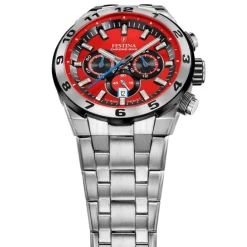 Festina Herrenuhr Edelstahl silber Festina Chrono Bike Armbanduhr UF20670/5