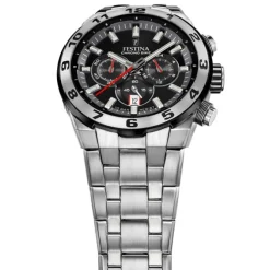 Festina Herrenuhr Edelstahl silber Festina Chrono Bike Armbanduhr UF20670/6