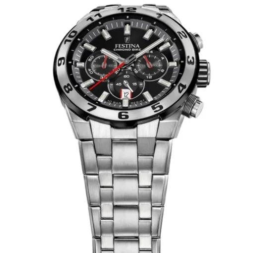 Festina Herrenuhr Edelstahl silber Festina Chrono Bike Armbanduhr UF20670/6