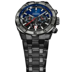 Festina Herrenuhr Edelstahl schwarz Festina Chrono Bike Armbanduhr UF20673/1