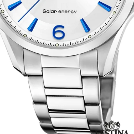 Festina Herrenuhr Edelstahl silber Festina Solar Energy Solaruhr UF20656/1