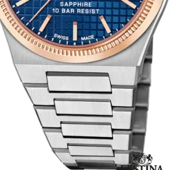 Festina Herrenuhr Edelstahl silber Festina Swiss made Armbanduhr UF20030/2