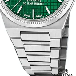Festina Herrenuhr Edelstahl silber Festina Swiss made Armbanduhr UF20028/3