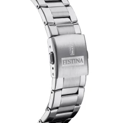 Festina Herrenuhr Edelstahl silber Festina Chronograph Armbanduhr UF20463/1