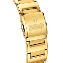 Festina Herrenuhr Edelstahl gold Festina Trend Armbanduhr UF20678/1