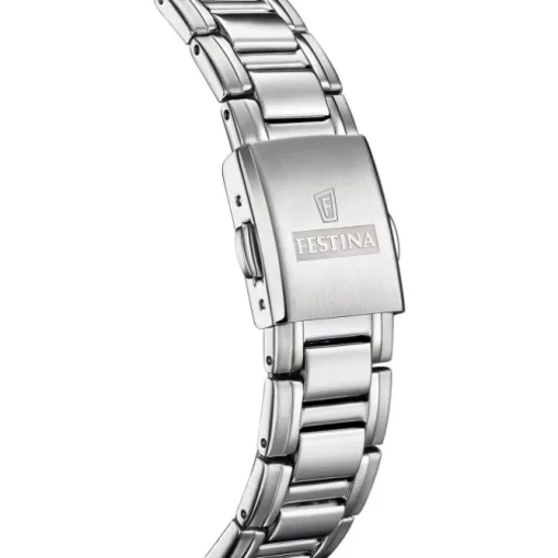 Festina Herrenuhr Edelstahl silber Festina Swiss made Armbanduhr UF20026/2