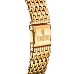 Festina Herrenuhr Edelstahl gold Festina Swiss made Armbanduhr UF20020/4