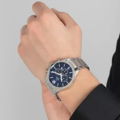 Festina Herrenuhr Edelstahl silber Timeless Chronograph Armbanduhr UF20343/7
