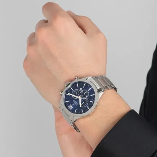 Festina Herrenuhr Edelstahl silber Timeless Chronograph Armbanduhr UF20343/7