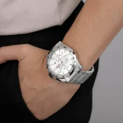 Festina Herrenuhr Edelstahl silber Festina Chronograph Armbanduhr UF20463/1