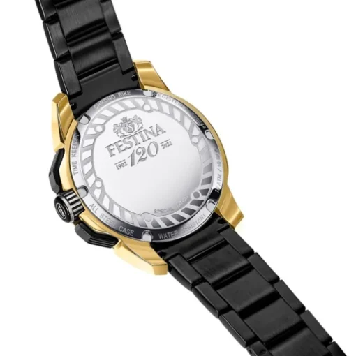Festina Herrenuhr Edelstahl schwarz Festina Chrono Bike Armbanduhr UF20644/1