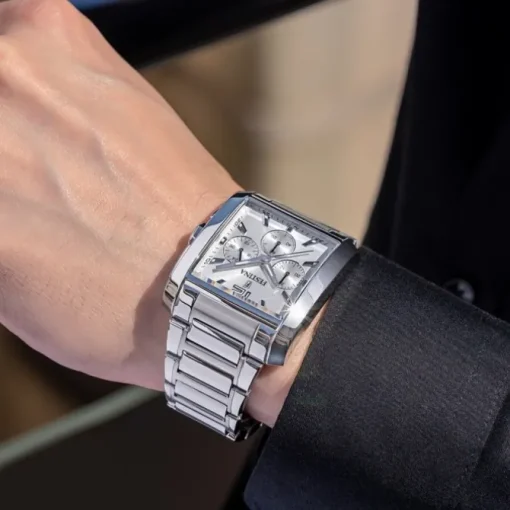 Festina Herrenuhr Edelstahl silber Timeless Chronograph Armbanduhr UF20635/1