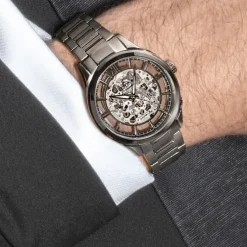 Festina Herrenuhr Edelstahl schwarz Festina Automatik Armbanduhr UF20632/1