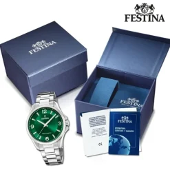 Festina Herrenuhr Edelstahl silber Festina Solar Energy Solaruhr UF20656/3