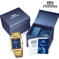 Festina Herrenuhr Edelstahl gold Festina Trend Armbanduhr UF20678/3