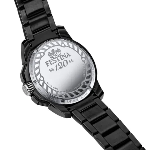 Festina Herrenuhr Edelstahl schwarz Festina Chrono Bike Armbanduhr UF20647/1