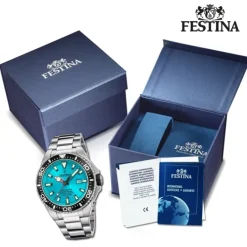 Festina Herrenuhr Edelstahl silber Festina The Originals Armbanduhr UF20663/5