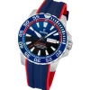 Festina Herrenuhr Kautschuk blau rot Festina The Originals Armbanduhr UF20662/1