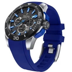Festina Herrenuhr Kautschuk blau Festina Chrono Bike Armbanduhr UF20642/1