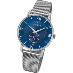 Festina Herrenuhr Klassik F20568/3 Armbanduhr Edelstahl silber UF20568/3