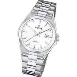 Festina Herrenuhr Klassik F20552/2 Armbanduhr Edelstahl silber UF20552/2