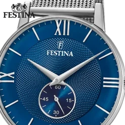 Festina Herrenuhr Klassik F20568/3 Armbanduhr Edelstahl silber UF20568/3