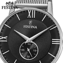 Festina Herrenuhr Klassik F20568/4 Armbanduhr Edelstahl silber UF20568/4