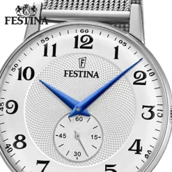 Festina Herrenuhr Klassik F20568/1 Armbanduhr Edelstahl silber UF20568/1
