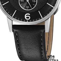 Festina Herrenuhr Klassik F20566/4 Armbanduhr Leder schwarz UF20566/4