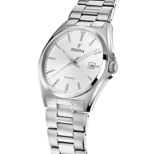 Festina Herrenuhr Klassik F20552/2 Armbanduhr Edelstahl silber UF20552/2
