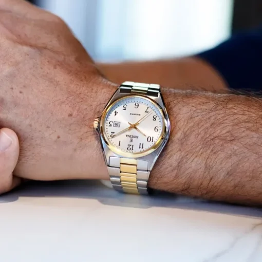Festina Herrenuhr Klassik F20554/1 Armbanduhr Edelstahl silber gold UF20554/1
