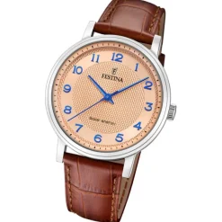 Festina Herrenuhr Leder braun Festina Solar Energy Solaruhr UF20660/2