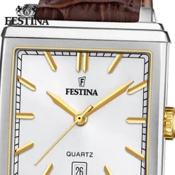 Festina Herrenuhr Leder braun Festina Trend Armbanduhr UF20681/4