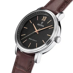 Festina Herrenuhr Leder braun Festina Solar Energy Solaruhr UF20660/6