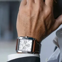 Festina Herrenuhr Leder braun Festina Timeless Chronograph Armbanduhr UF20636/1