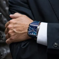Festina Herrenuhr Leder blau Festina Timeless Chronograph Armbanduhr UF20636/2