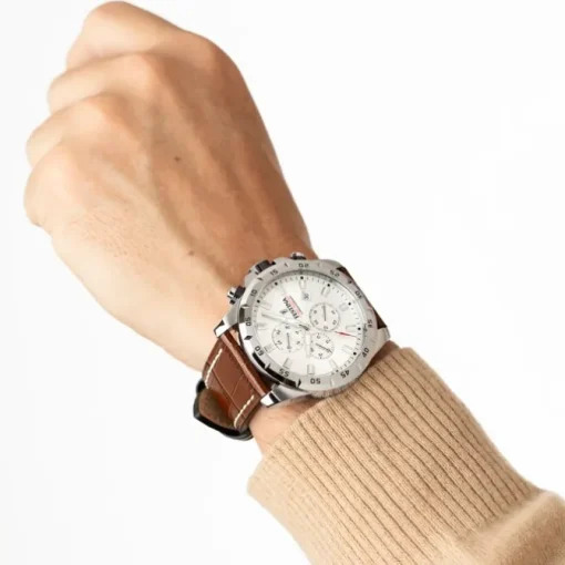 Festina Herrenuhr Leder braun Festina Timeless Chronograph Armbanduhr UF20692/1